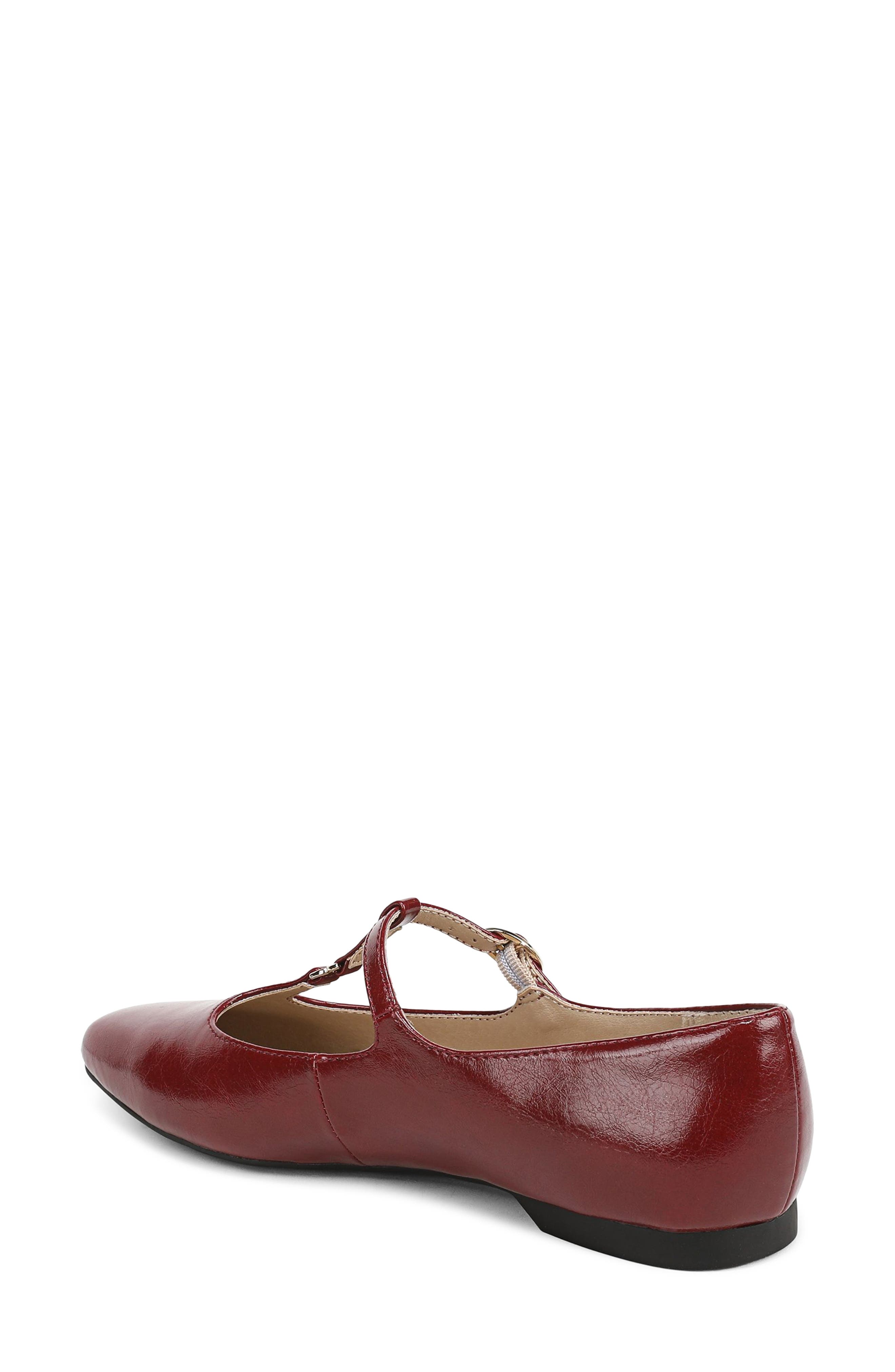 Bennett Mary Jane Flat, Alternate, color, DARK CHERRY
