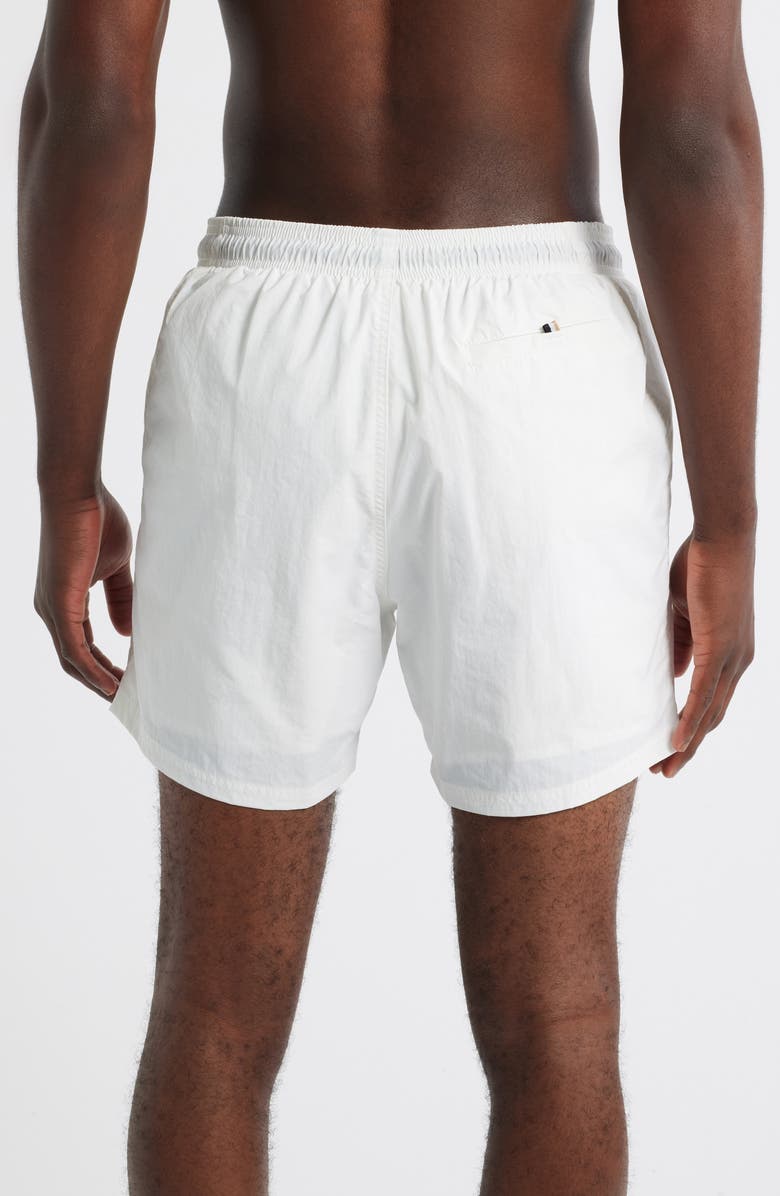 BOSS Octopus Swim Trunks, Alternate, color, White