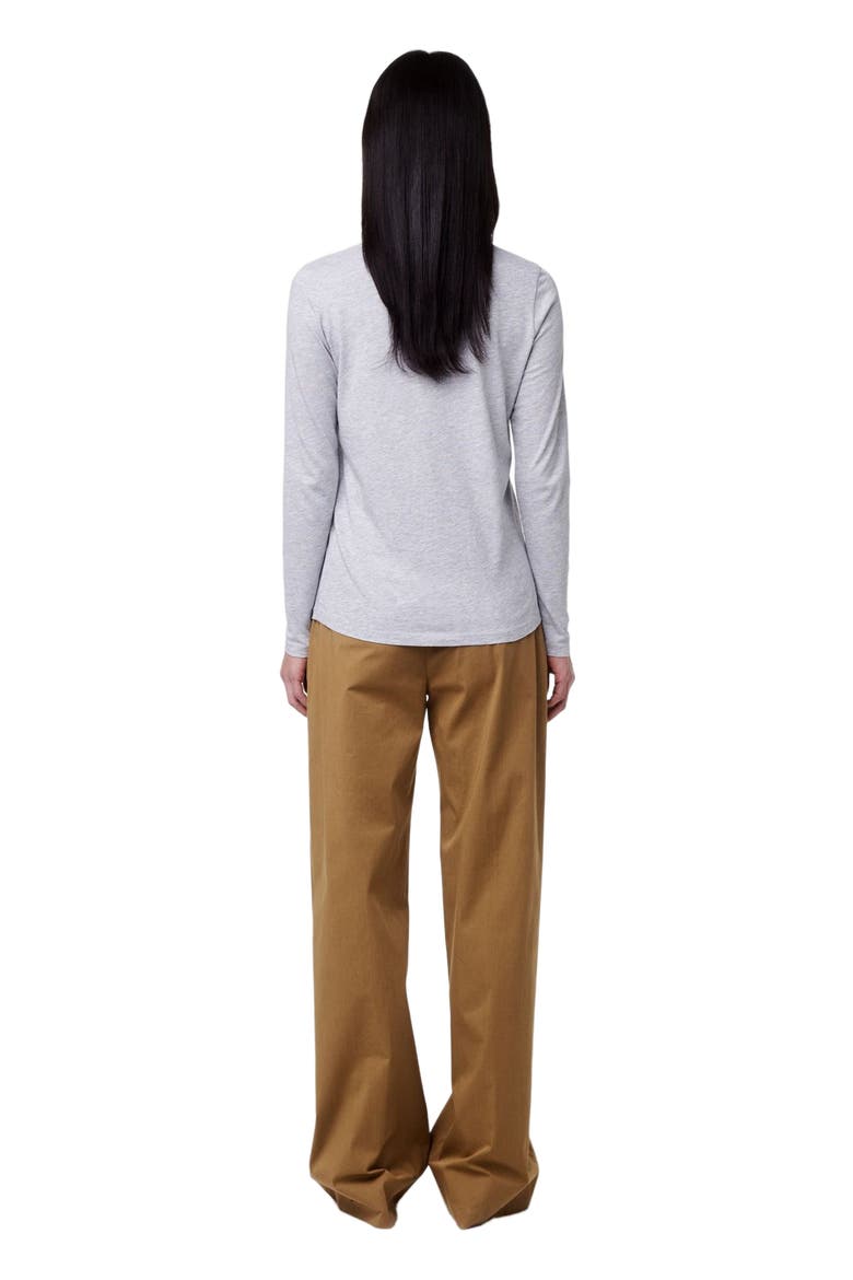 LONG SLEEVE TEE, Alternate, color, HEATHER GREY