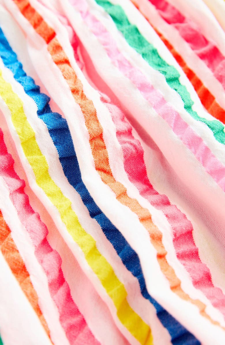 NEXT Kids' Rainbow Stripe Cotton Seersucker Sleeveless Shirtdress, Alternate, color, 