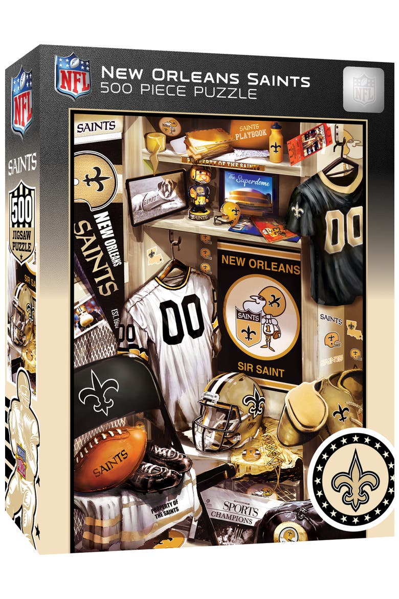 New Orleans Saints LockerRoom 500 Puzzle, Main, color, Multicolor