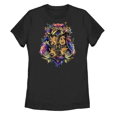 Women's Hogwarts Plant Crest Short Sleeve Graphic T-shirt