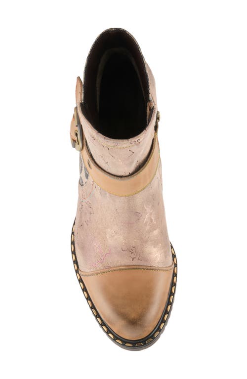 L'artiste By Spring Step Sipperb Cap Toe Bootie In Animal Print