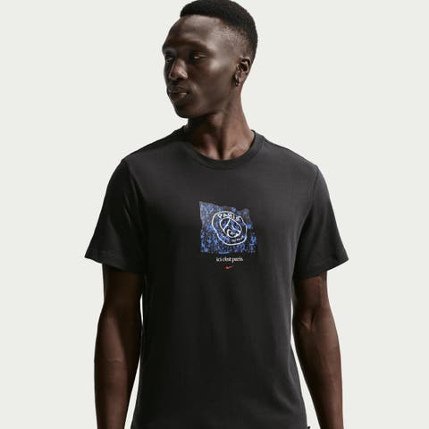 Men's Nike Black Paris Saint-Germain Banner T-Shirt