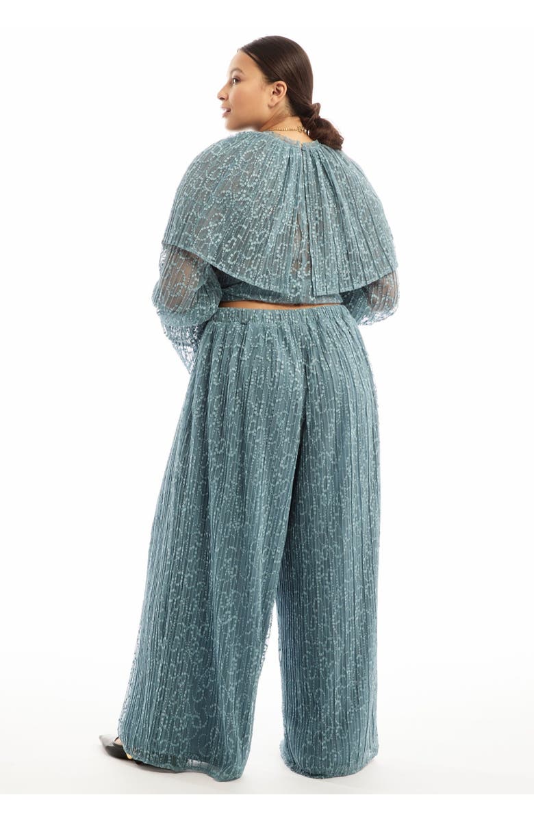 June + Vie Lace Wide-Leg Pants, Alternate, color, Mountain Spring