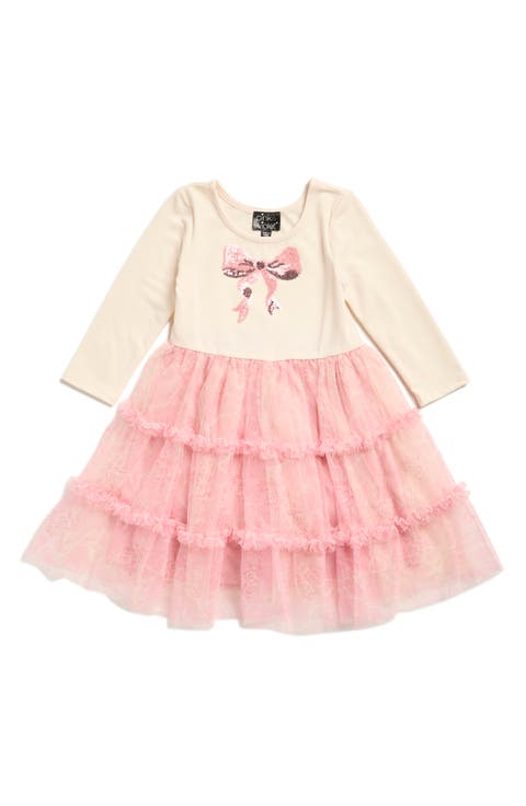 Kids' Sequin Bow Tiered Tutu Dress (Toddler)