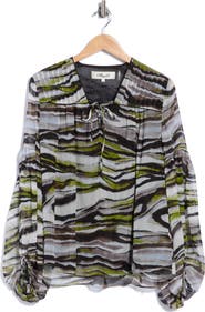 DVF Sarita Silk Blend Top