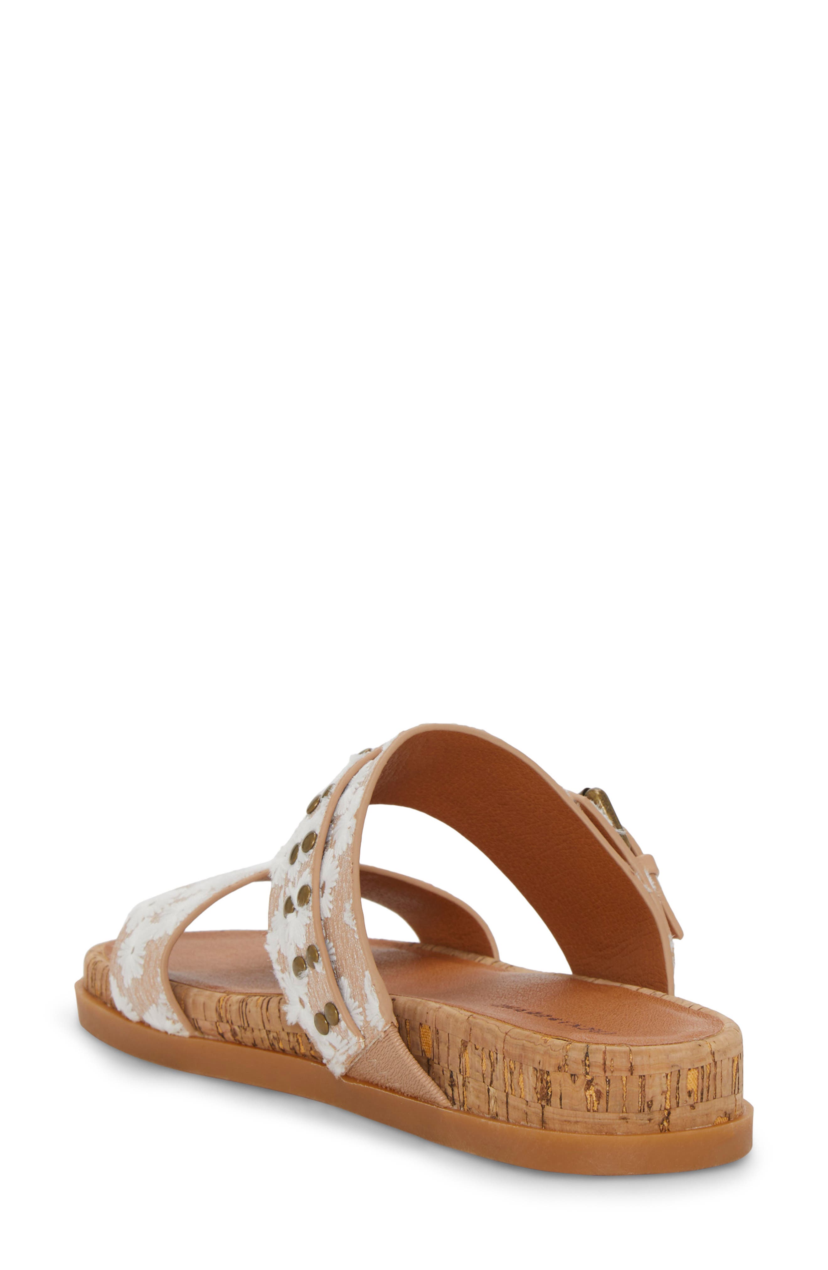 Dineesa Studded Two-Strap Sandal, Alternate, color, NATURAL DAISY