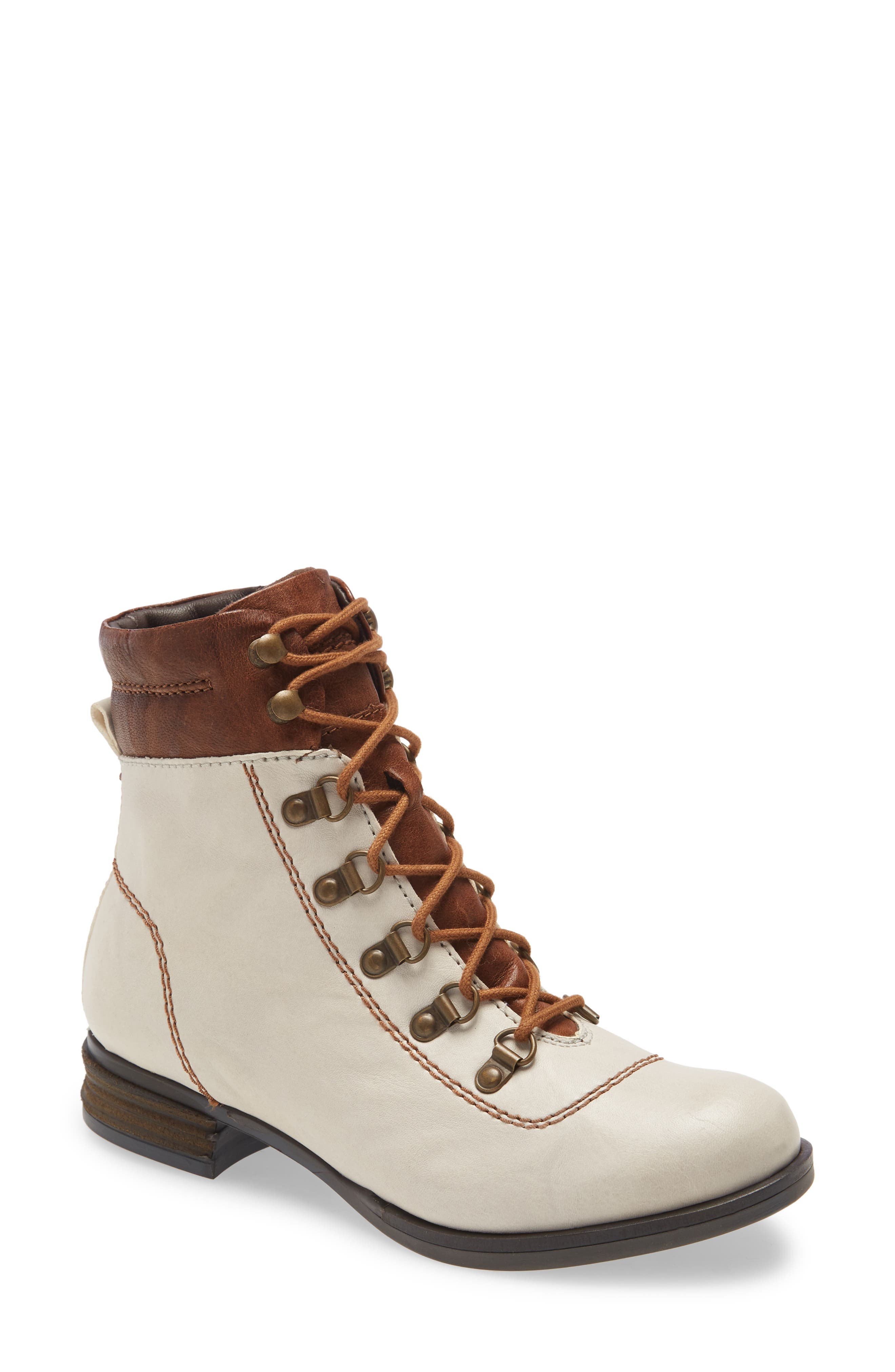 Sanja 09 Bootie, Main, color, OFF WHITE LEATHER