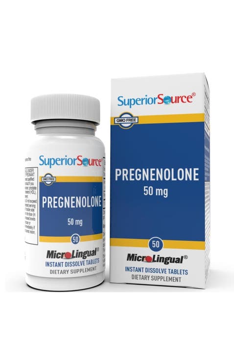 Pregnenolone Instant Dissolve Hormone Support Tablets