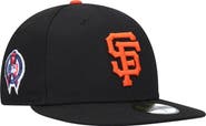 New Era Men's New Era Black San Francisco Giants 9/11 Memorial Side Patch 59FIFTY Fitted Hat