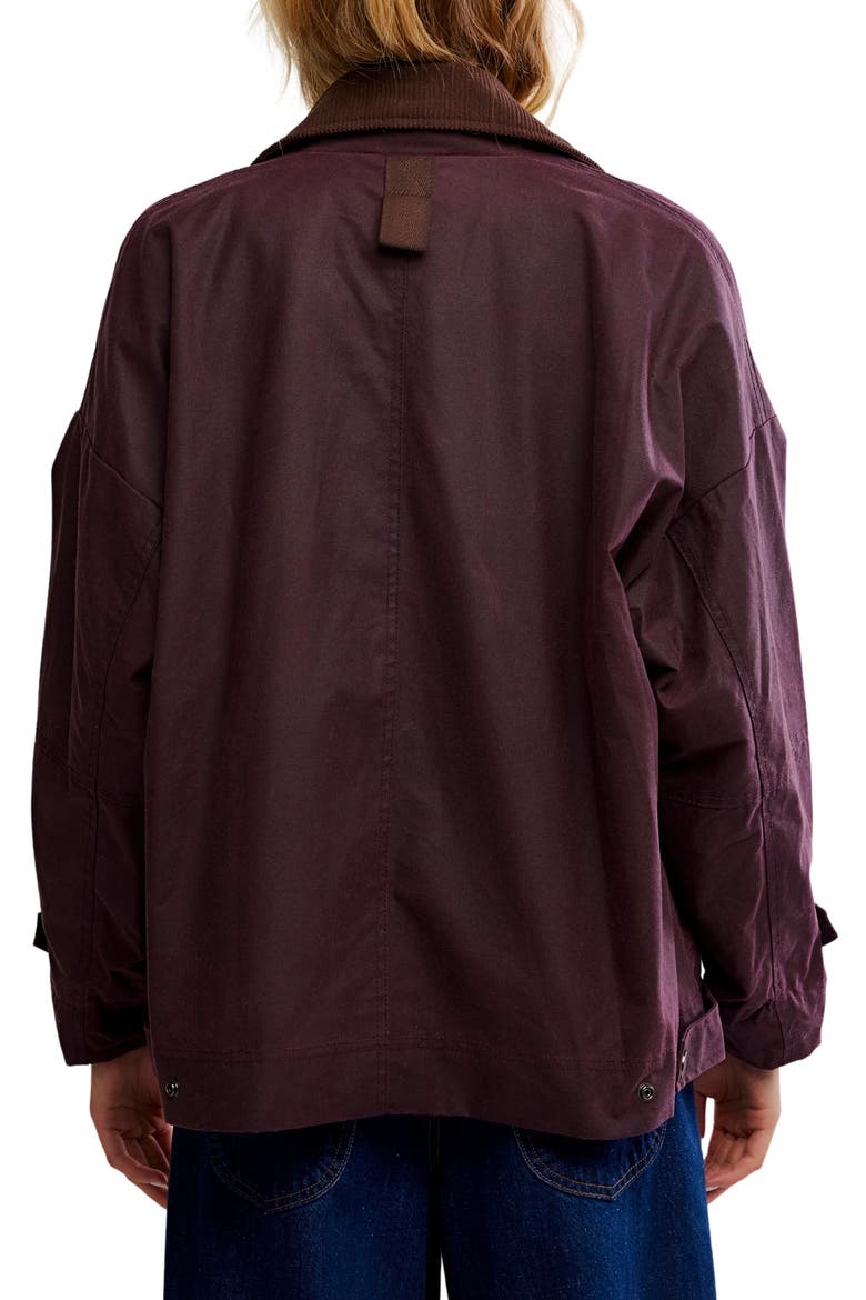 Cori Waxed Cotton Jacket, Alternate, color, PORT ROYAL