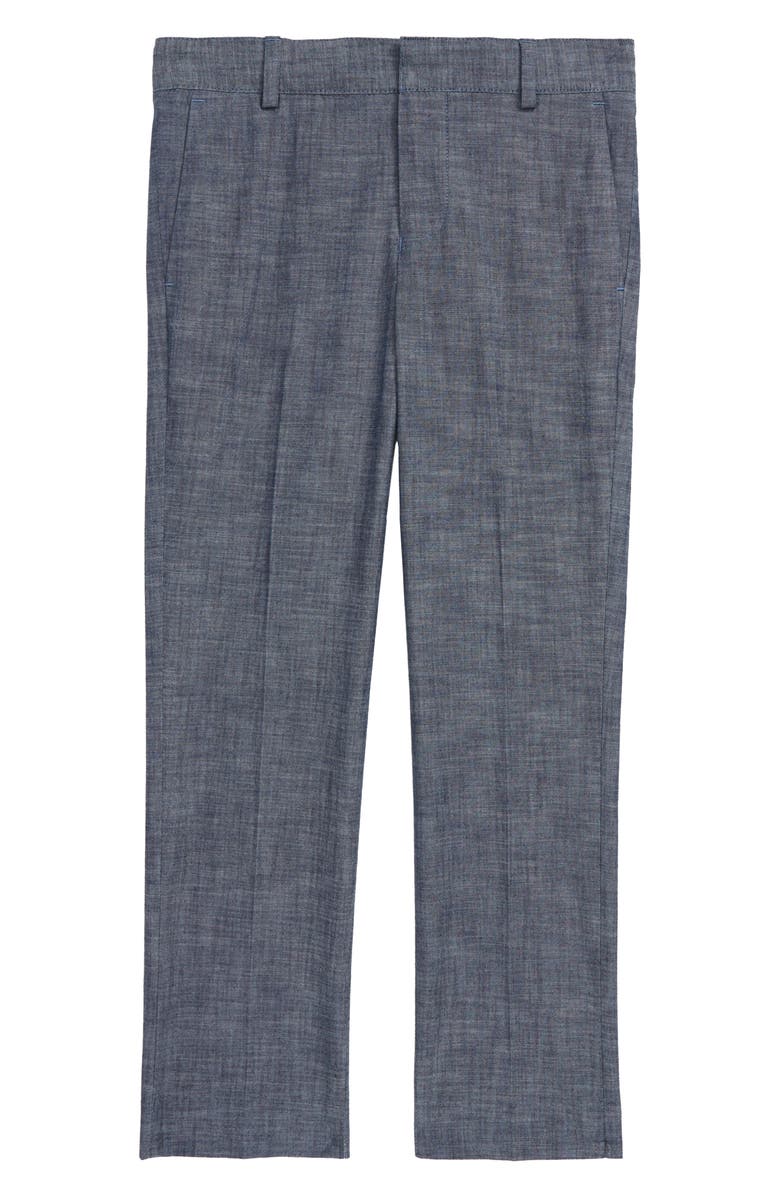 Nordstrom Chambray Dress Pants, Main, color,
