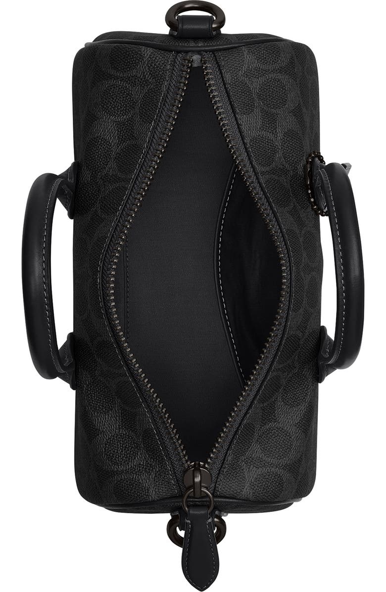 COACH Compass Signature 25 Coated Canvas Duffle Bag, Alternate, color,