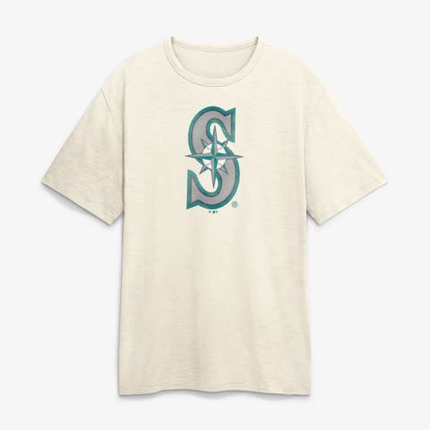 Men's Fanatics Cream Seattle Mariners Stadium Slub T-Shirt