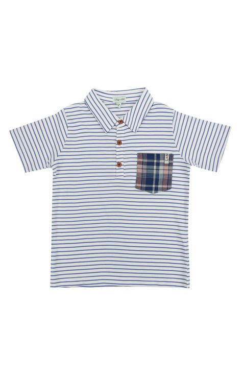 Organic Cotton Stripe Print T-Shirt (Little Kid, Toddler)