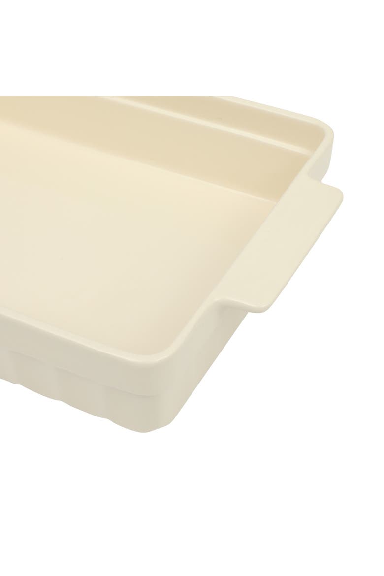 Broadbrook 13x9 Inch Rectangular Stoneware Baking Dish with Handles, Oven Safe, Alternate, color, Cream