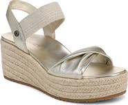 Vionic Darla Espadrille Platform Slide Sandal