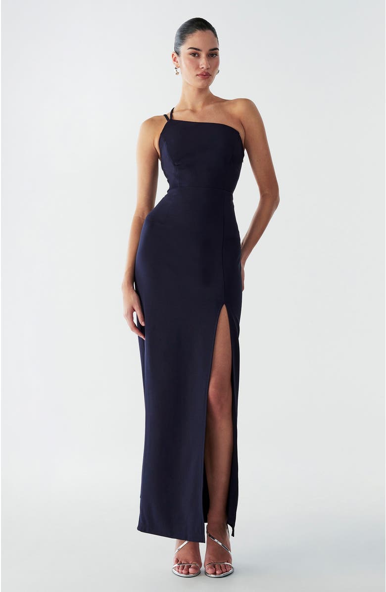 BWLDR Boston Maxi Dress, Alternate, color, Navy Blue