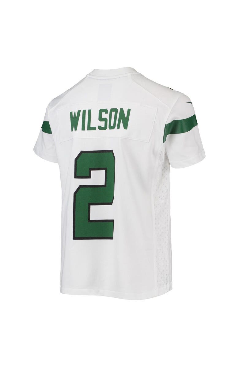 Nike Youth Nike Zach Wilson White New York Jets Game Jersey, Alternate, color, 