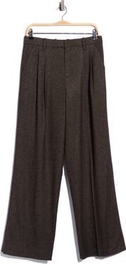 A.L.C. Charles Wide Leg Wool Blend Pants