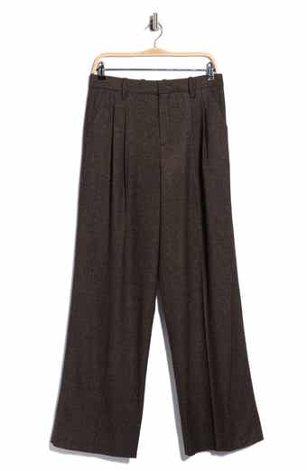Charles Wide Leg Wool Blend Pants