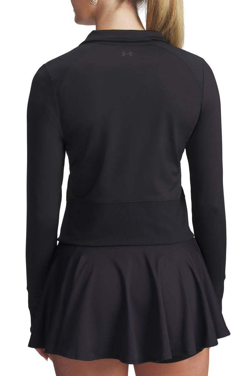 Under Armour Meridian Performance Knit Jacket, Alternate, color, Black / / Black