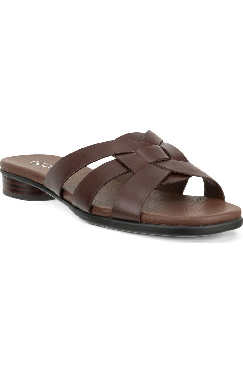 ECCO Alba Slide Sandal, Main, color, Potting Soil