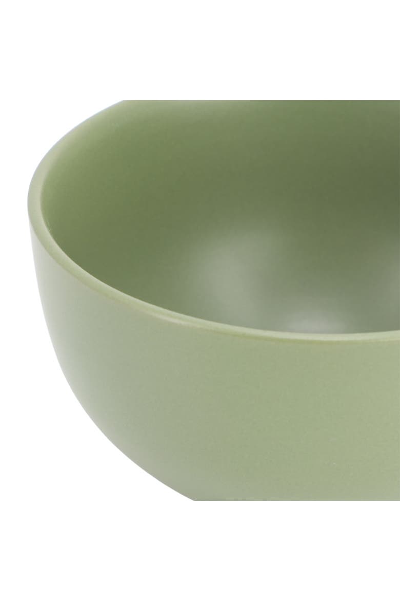 Everyday Plus 12 Piece Round Stoneware Dinnerware Set, Alternate, color, Green