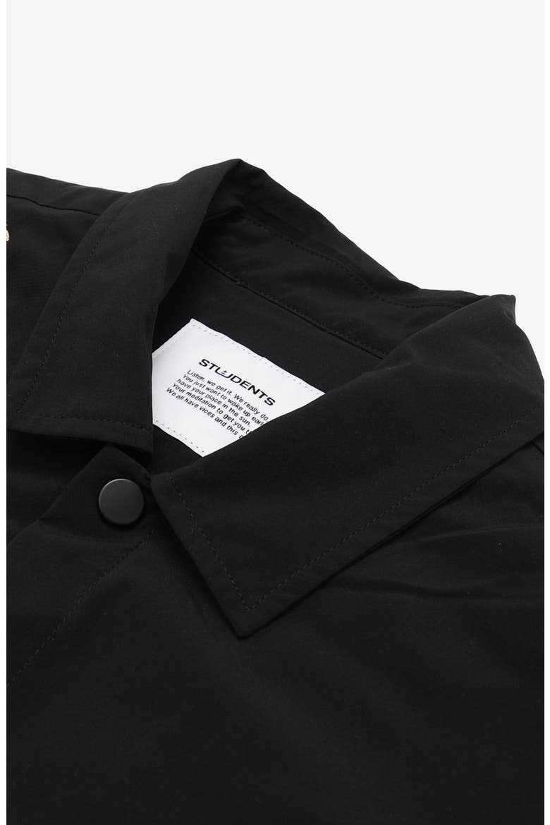 Cascade Canvas Coach's Jacket, Alternate, color, BLACK