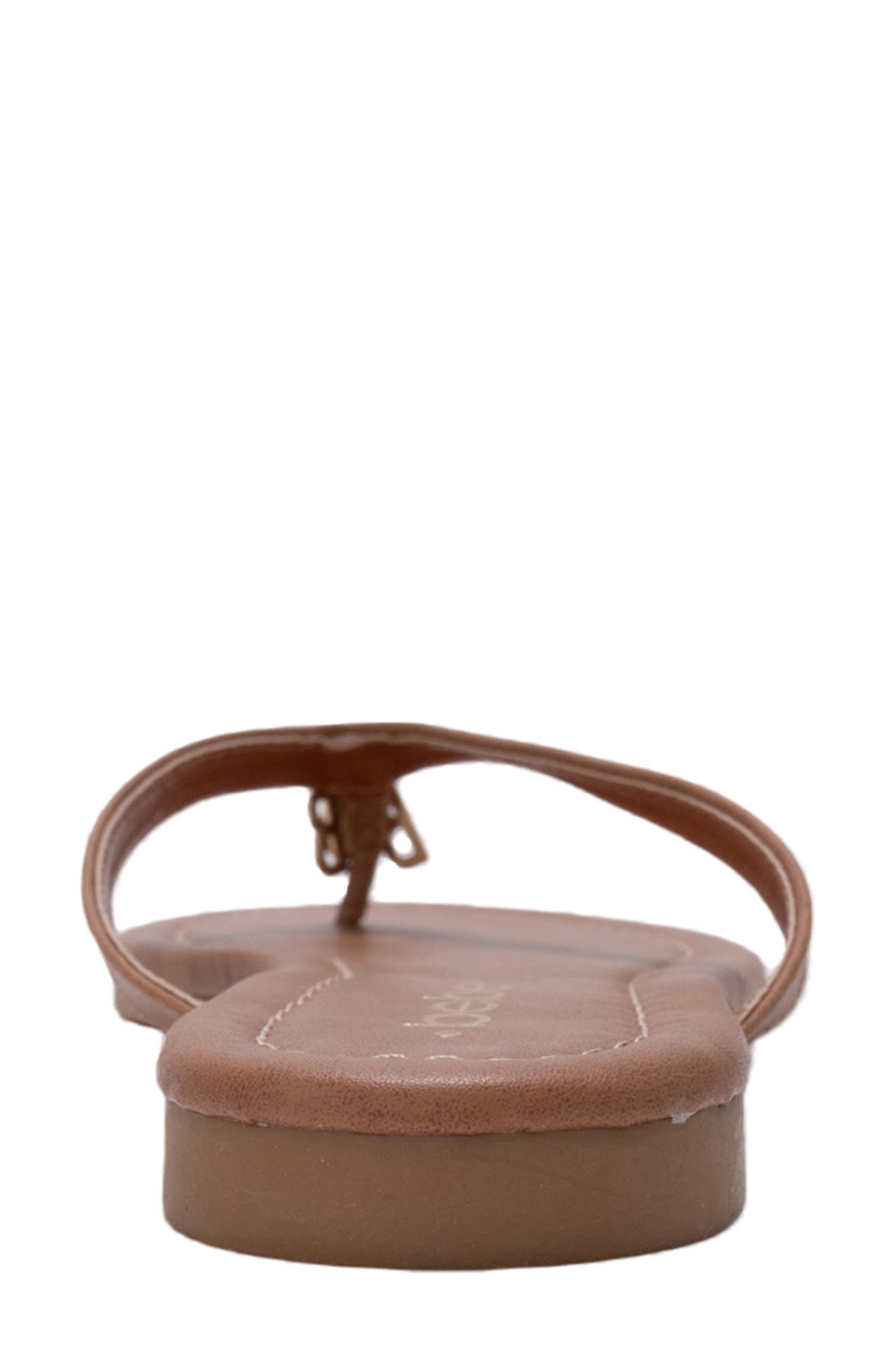 bebe Charm Thong Sandal, Alternate, color, Tan