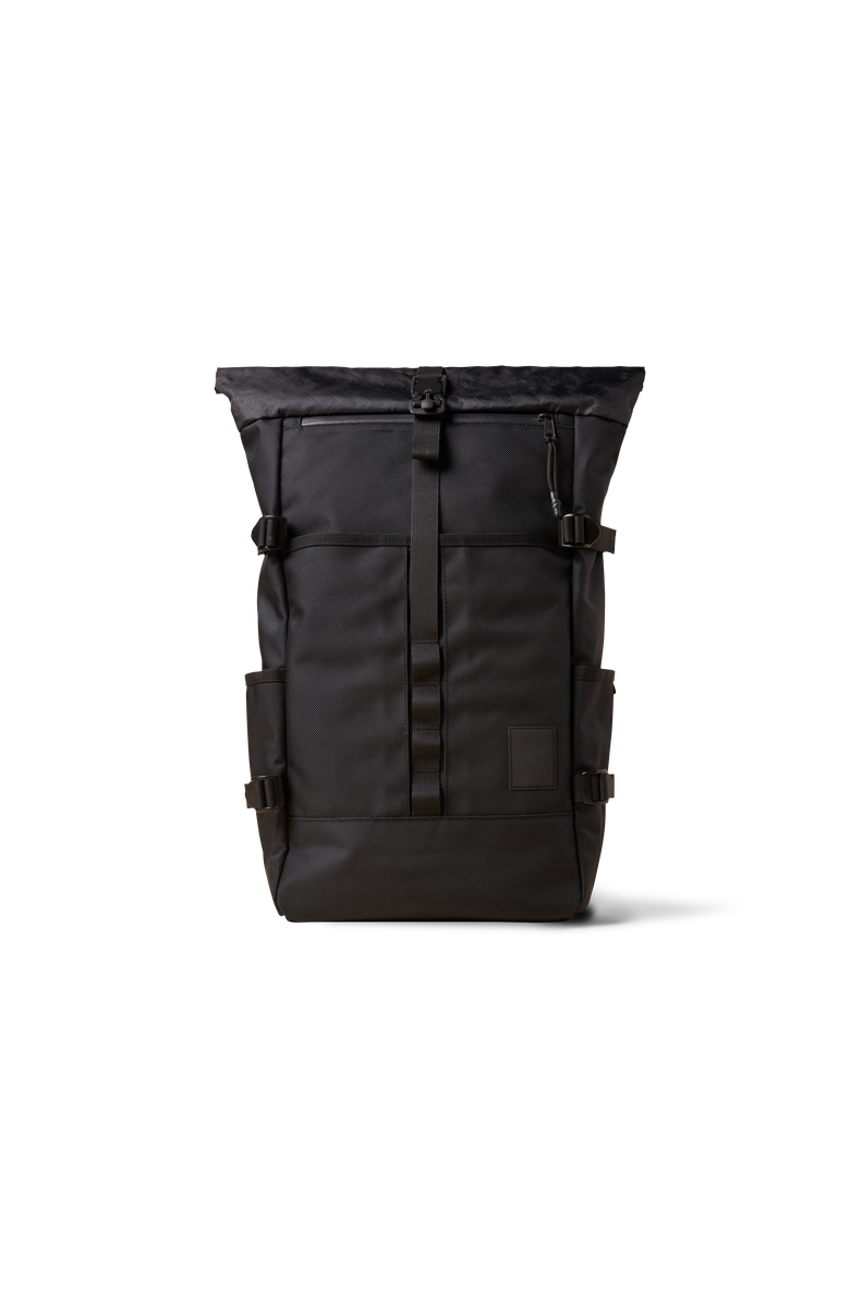 The Brown Buffalo Rolltop Backpack, Alternate, color, Balistic-Black