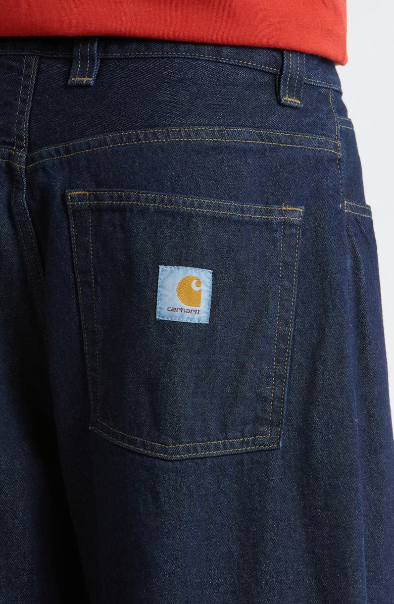 Carhartt Work In Progress Brandon Loose Straight Leg Jeans, Alternate, color, Blue (Rinsed)