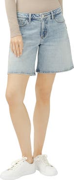 Silver Jeans Co. Loose & Low Denim Shorts