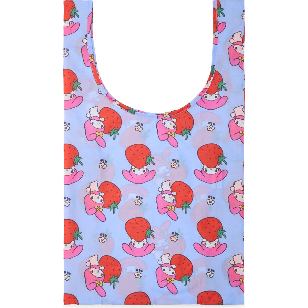 Baggu Standard Recycled Nylon Reusable Tote Bag In My Melody Strawberry