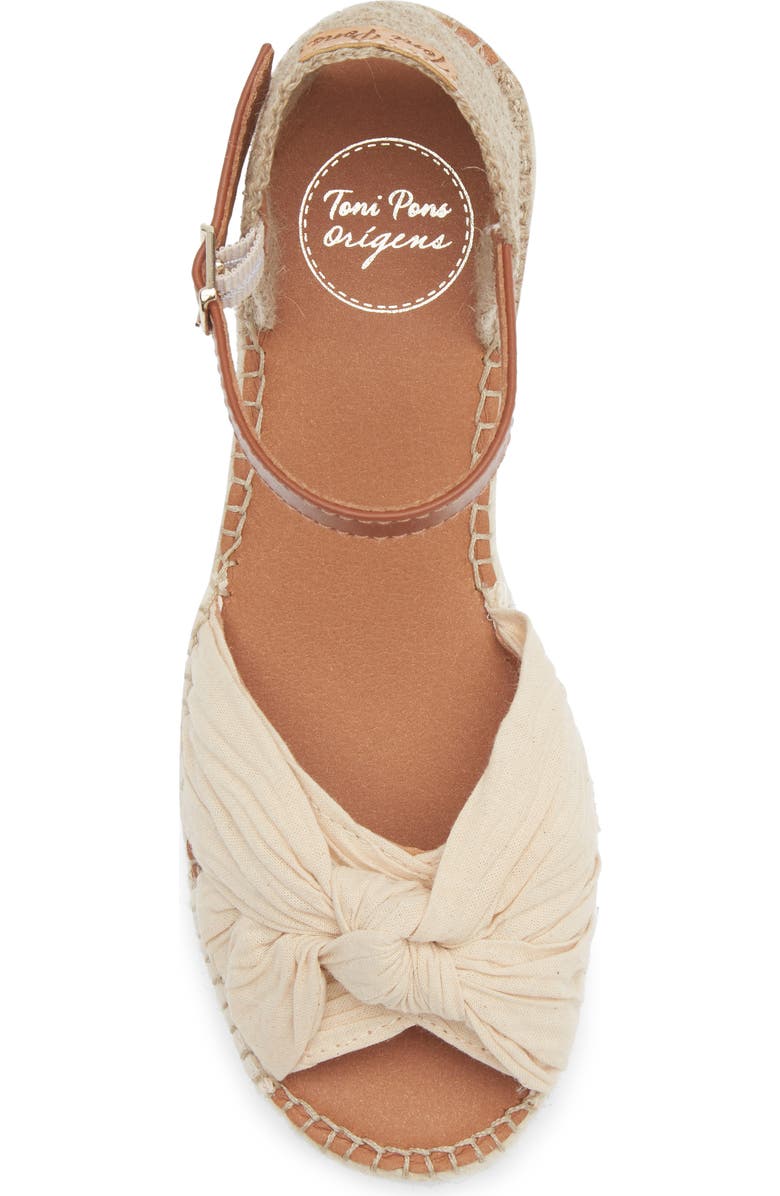 Toni Pons Daniela Ankle Strap Sandal, Alternate, color, Cream