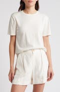 Rails Avery Short Sleeve Cotton & Cashmere Sweater