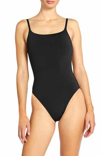 Ava Lace-Up One-Piece Swimsuit