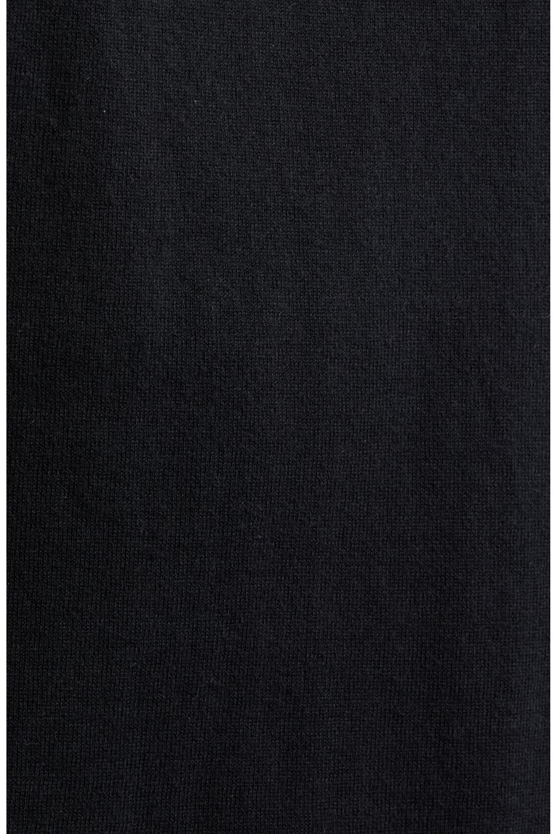 Cotton & Cashmere Long Sleeve Knit Top, Alternate, color, BLACK