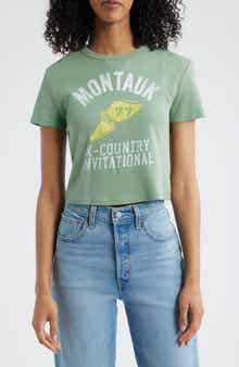 Junk Food Montauk Cross Country Cotton Graphic Baby Tee