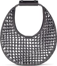 STAUD Moon Hand Knotted Leather Bag