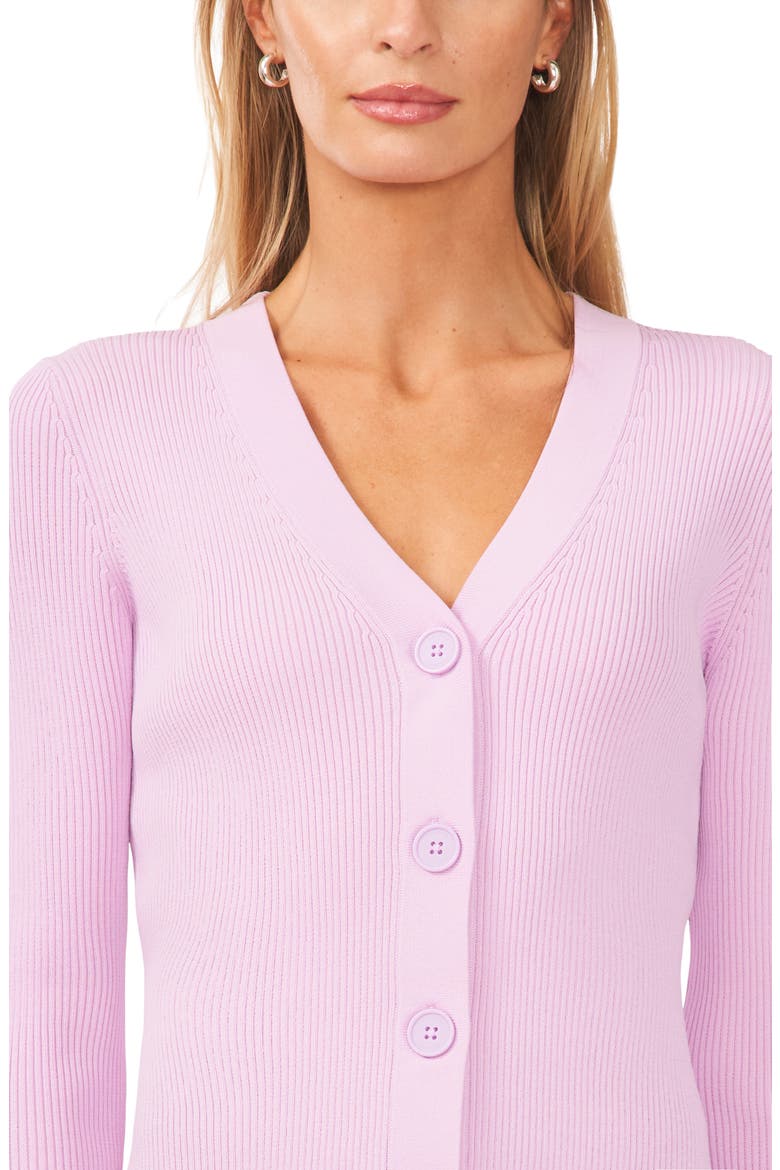 Rib Cardigan, Alternate, color, ORCHID BLOOM