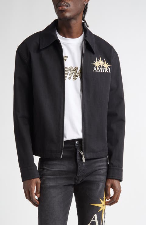 AMIRI】アミリ ロゴ ムーンスケープブルゾン アウター・ジャケット