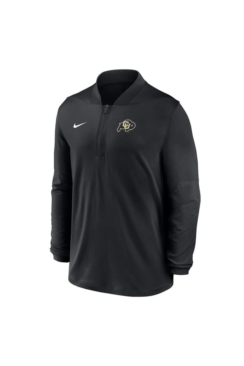 Men's Nike  Black Colorado Buffaloes Dri-FIT Half-Zip Pullover, Alternate, color, Black