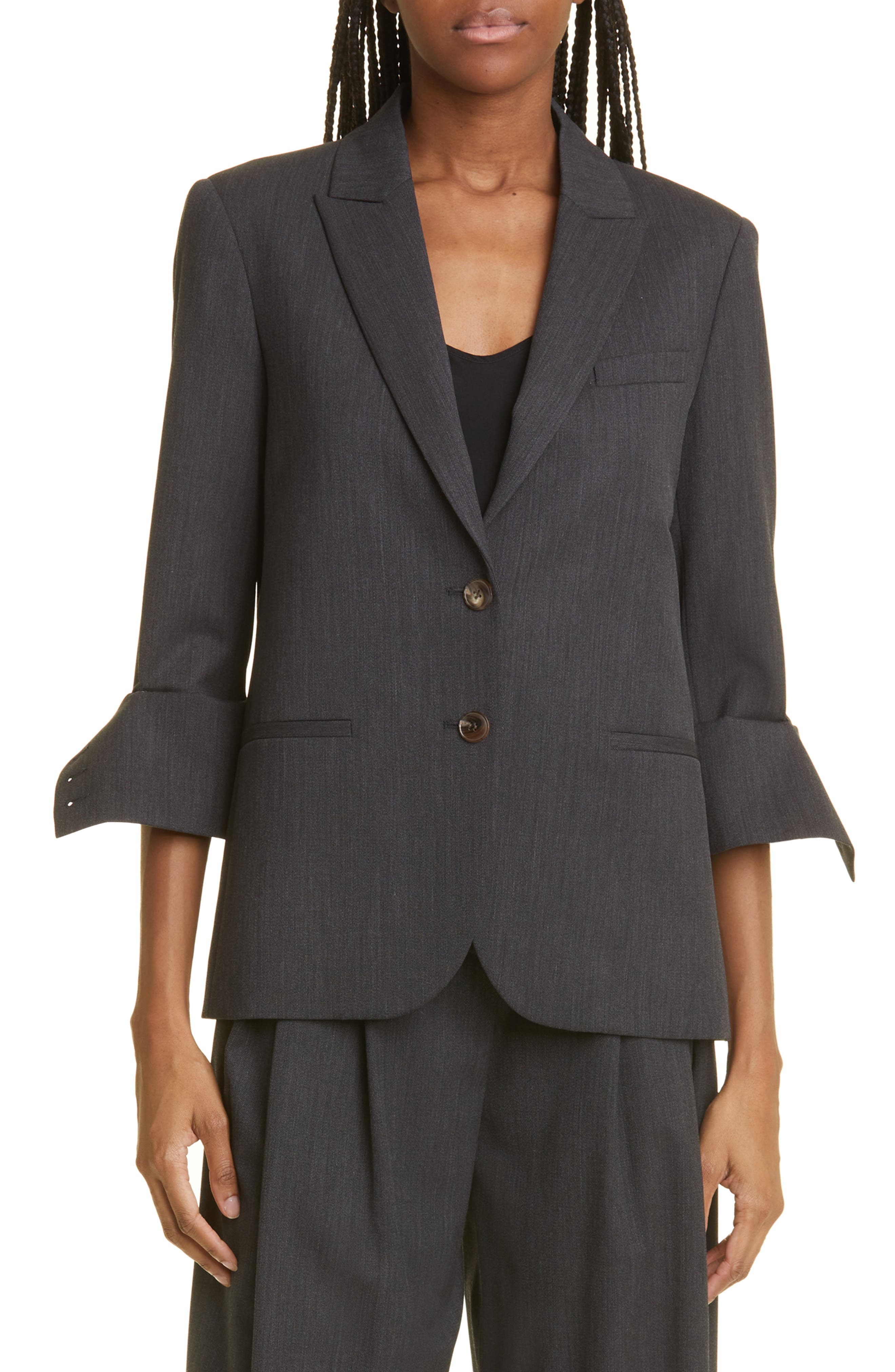 TWP Boyfriend Stretch Wool Blazer
