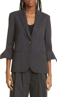 TWP Boyfriend Stretch Wool Blazer