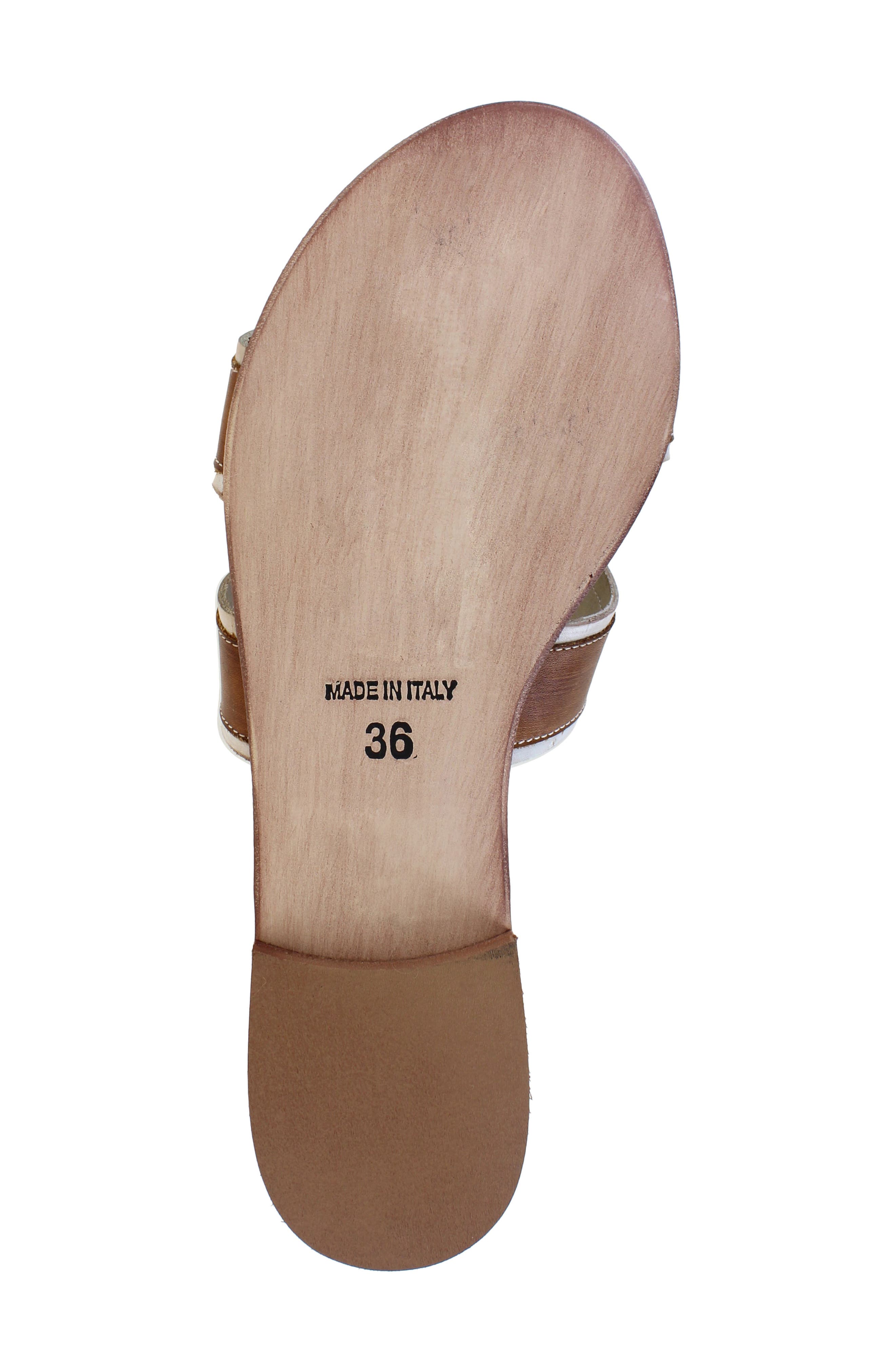 Artisan Crafted By Zigi Alitza Leather Sandal, Alternate, color, Brown