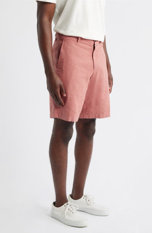Rails Boden Linen Blend Shorts In Red