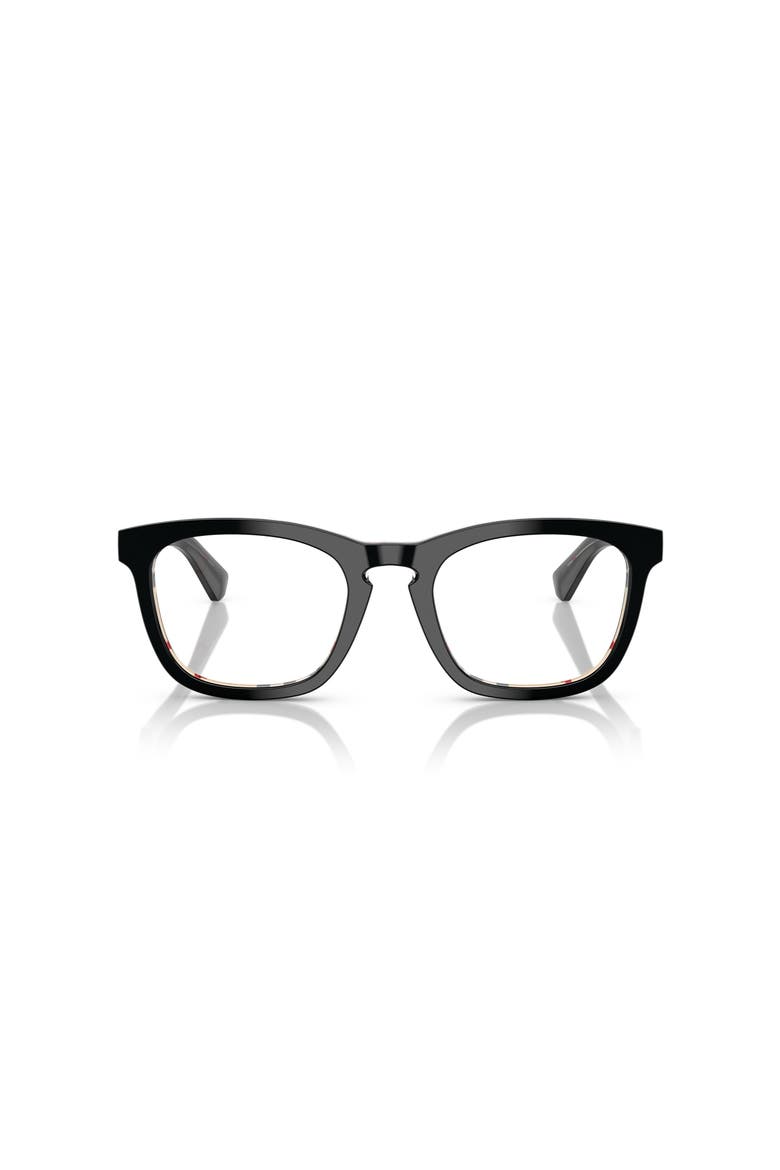 53mm Square optical glasses, Alternate, color, Black