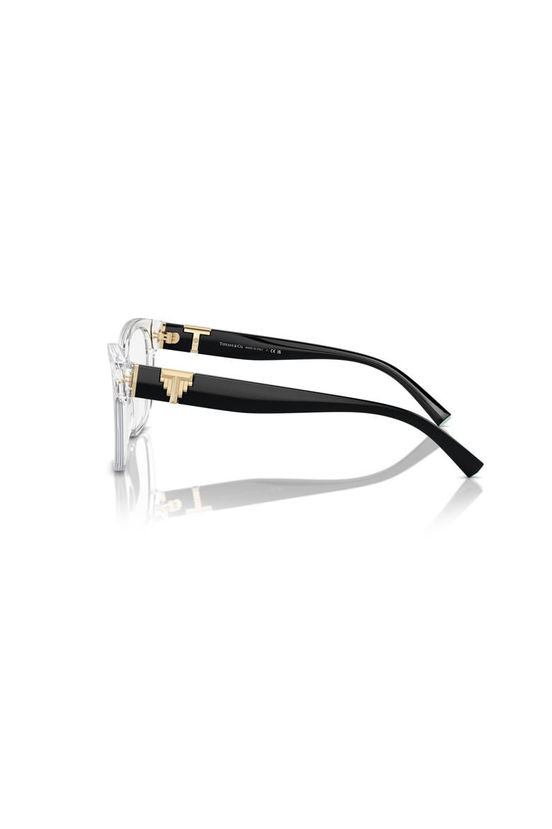 54mm Square optical glasses, Alternate, color, Transparent